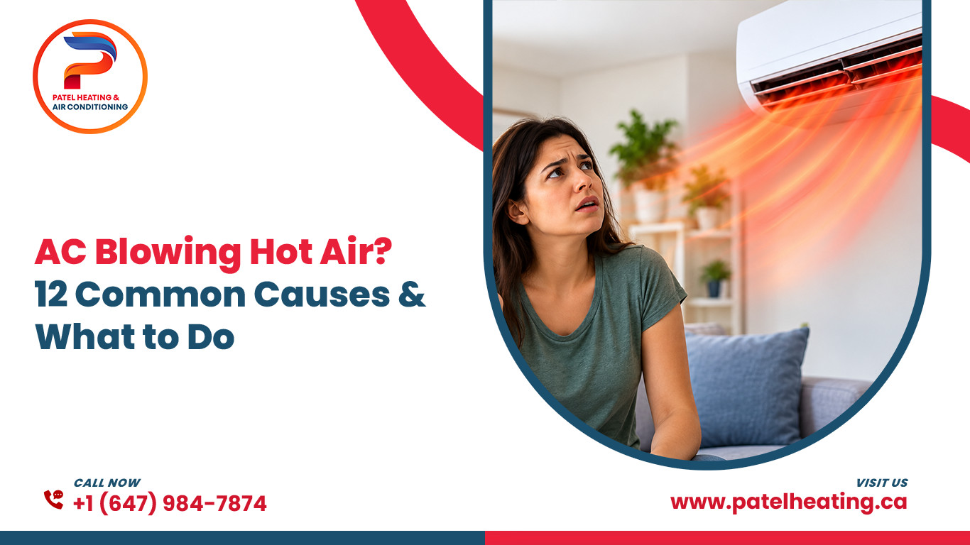 AC Blowing Hot Air? 12 Common Causes & What to Do